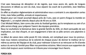 Communiqué Officiel