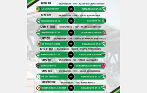 Rencontres Jeunes et Féminines - SAMEDI 04 et DIMANCHE 05 mai 2024