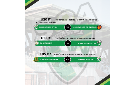 Rencontres Jeunes - JEUDI 8, SAMEDI 10 et DIMANCHE 11/02/2024