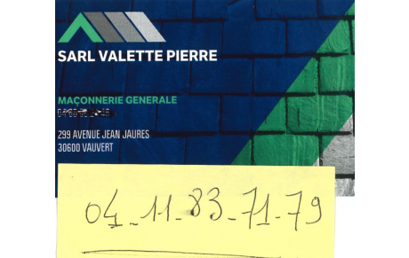 SARL Valette Pierre